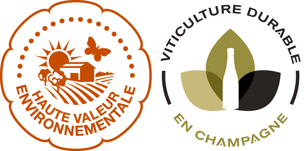 Logos HVE et VDC sustentável sustainable